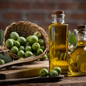 Huile au piment d'olive verte